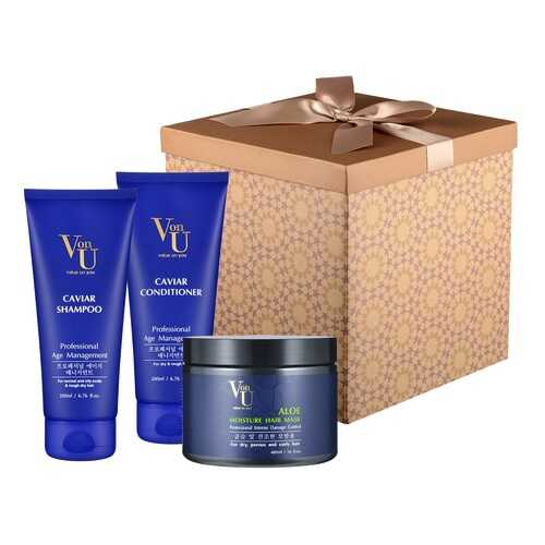 Набор VonU Caviar + Mask (3 предмета, с маской Aloe) в Магнит Косметик