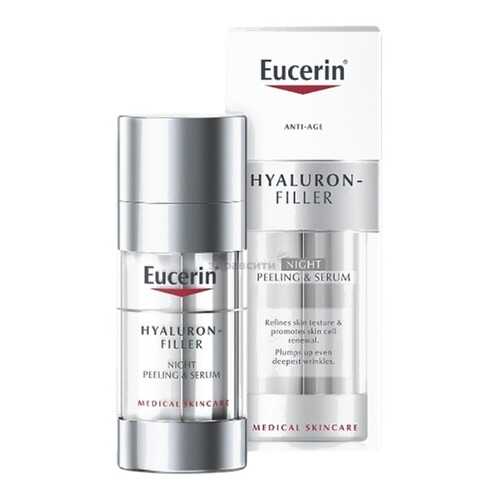 Ночной уход Eucerin Hyaluron Filler Peeling & Serum Nuit 30 мл в Магнит Косметик