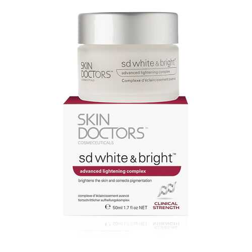 Skindoctors Отбеливающий крем для лица и тела SD White & Bright, 50 мл в Магнит Косметик