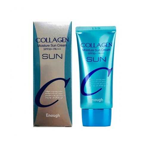 Солнцезащитный крем с коллагеном ENOUGH Collagen Moisture Sun Cream SPF50+ PA+++ в Магнит Косметик