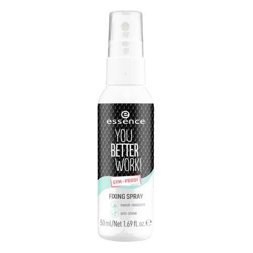 Спрей для лица essence You better work! для фиксации макияжа 50 мл в Магнит Косметик