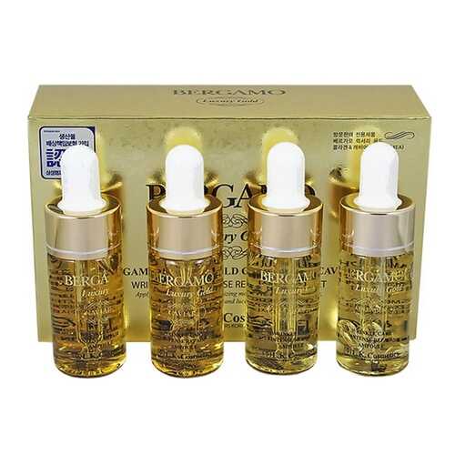 Сыворотка для лица Bergamo Luxury Gold Caviar Wrinkle Care Intense Repair 4*13 мл в Магнит Косметик