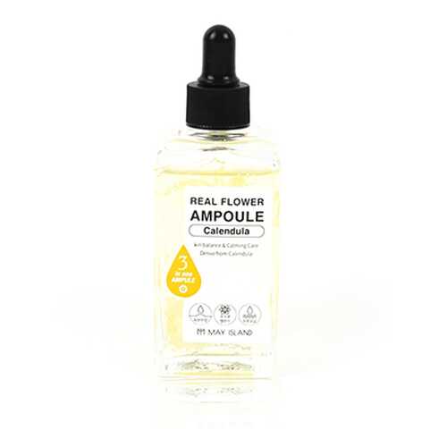 Сыворотка для лица May Island Real Flower Ampoule Calendula 100мл в Магнит Косметик