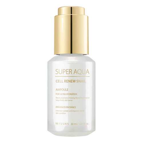 Сыворотка для лица Missha Super Aqua Cell Renew Snail Ampoule 30 мл в Магнит Косметик