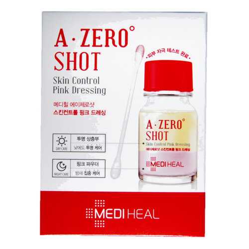 Сыворотка от прыщей MEDIHEAL A-ZERO SHOT Skin Control Pink Dressing, 13 г + ватные палочки в Магнит Косметик