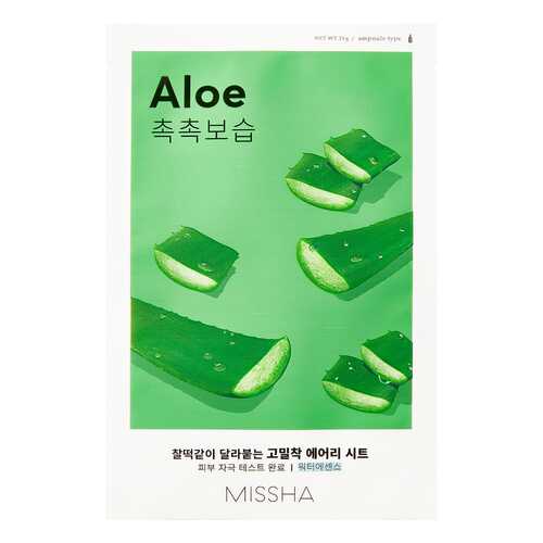 Тканевая маска для лица Missha Airy Fit Aloe 19 г в Магнит Косметик