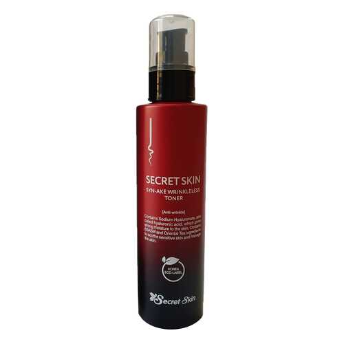 Тонер Secret Skin Syn-Ake Wrinkleless Toner с пептидами змеиного яда 150 мл в Магнит Косметик