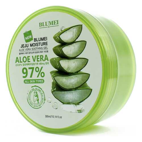 Универсальный успокаивающий гель с алоэ Blumei Jeju Moisture Aloe 97% Soothing Gel 300 мл в Магнит Косметик