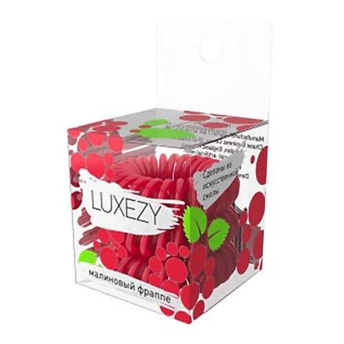 Резинки для волос LUXEZY, Малиновый фраппе, 3 штуки в Магнит Косметик