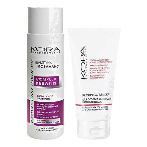 Набор средств для волос KORA Complex Keratin Биобаланс 250 мл +150 мл в Магнит Косметик
