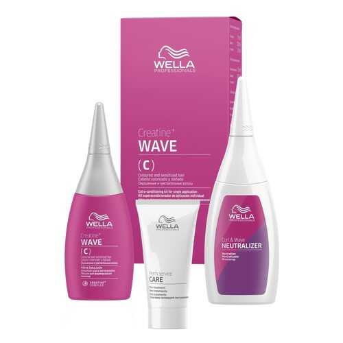 Набор средств для волос Wella Professionals Creatine+ Wave (C) 30 мл + 75 мл + 100 мл в Магнит Косметик