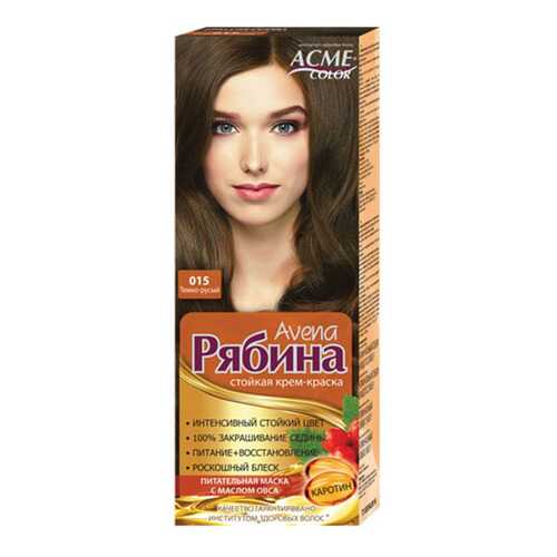 Краска для волос Acme Color Рябина Avena 015 Темно-русый 135 мл в Магнит Косметик