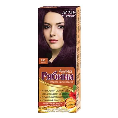 Краска для волос Acme Color Рябина Avena 036 Божоле 135 мл в Магнит Косметик