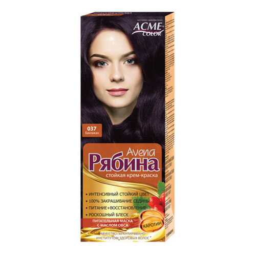 Краска для волос Acme Color Рябина Avena 037 Баклажан 135 мл в Магнит Косметик