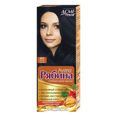 Краска для волос Acme Color Рябина Avena 052 Иссиня-черный 135 мл в Магнит Косметик