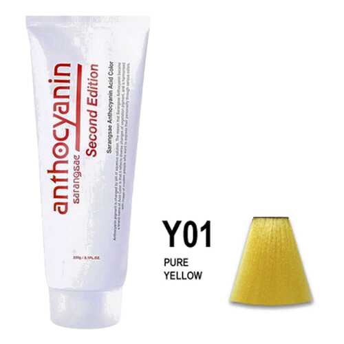 Краска для волос ANTHOCYANIN 230 Y01 - Pure Yellow в Магнит Косметик