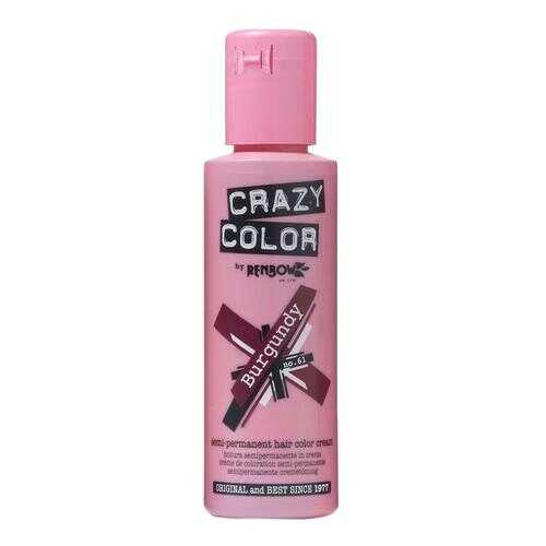 Краска для волос Crazy Color 61 Burgundy Бургунди 100 мл в Магнит Косметик