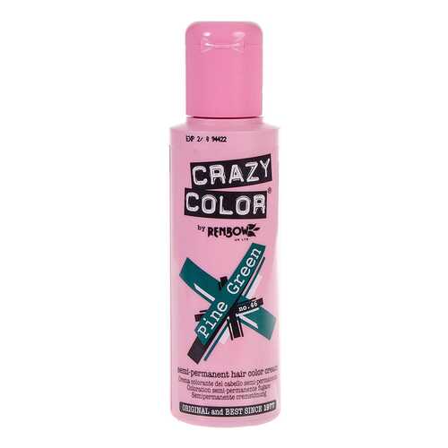 Краска для волос Crazy Color Renbow Extreme 46 Pine Green 100 мл в Магнит Косметик