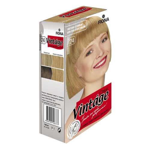Краска для волос FIONA Vintage Color 24 Бежевый блондин 50 г в Магнит Косметик