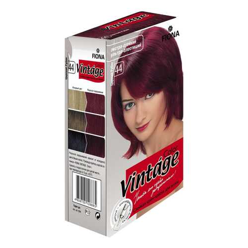 Краска для волос FIONA Vintage Color 44 Царский рубин 50 г в Магнит Косметик