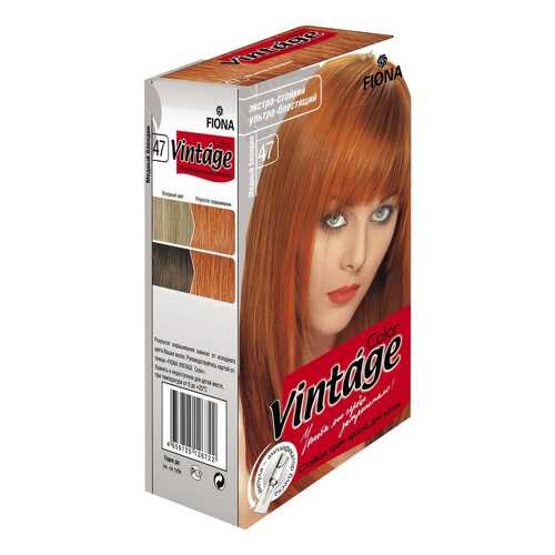 Краска для волос FIONA Vintage Color 47 Медный блондин 180 мл в Магнит Косметик
