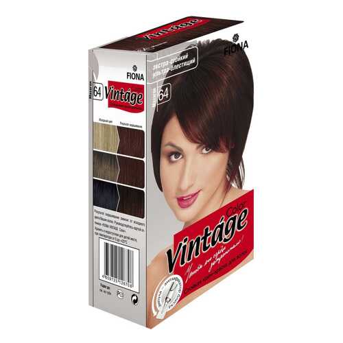 Краска для волос FIONA Vintage Color 64 Махагон 180 мл в Магнит Косметик