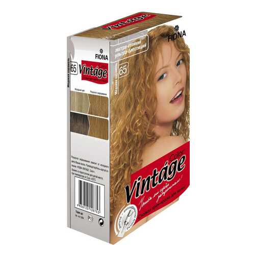 Краска для волос FIONA Vintage Color 65 Медовая карамель 180 мл в Магнит Косметик