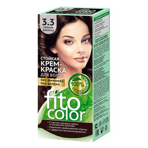 Краска для волос Фитокосметик FitoColor 3.3 Горький шоколад 115 мл в Магнит Косметик