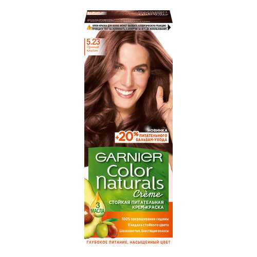 Краска для волос Garnier Color Naturals Пряный каштан тон 5.23 в Магнит Косметик