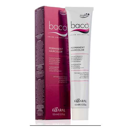 Краска для волос Kaaral Baco Color B8.10 Светло-пепельный блондин в Магнит Косметик