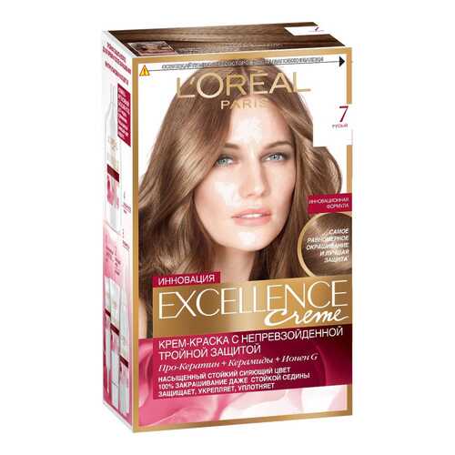 Краска для волос L`Oreal Paris Excellence Русый тон 7 в Магнит Косметик