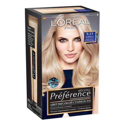 Краска для волос L'Oreal Paris Preference тон 9,13 Байкал 40мл в Магнит Косметик