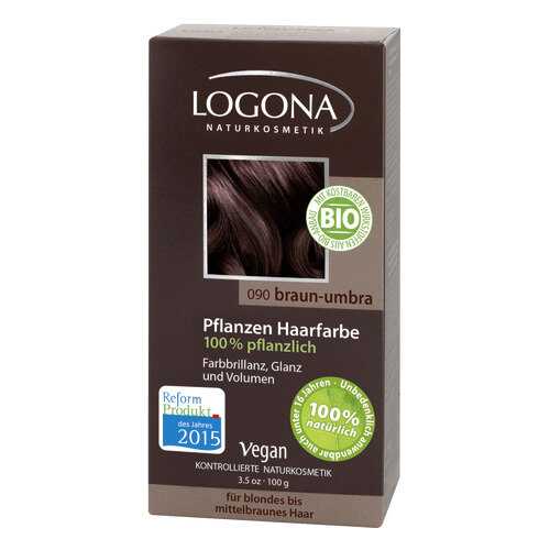Краска для волос Logona Herbal Hair Color 090 Brown Umber 100 г в Магнит Косметик