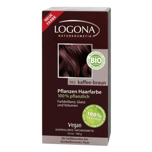 Краска для волос Logona Herbal Hair Colour 092 Coffee Brown 100 г в Магнит Косметик