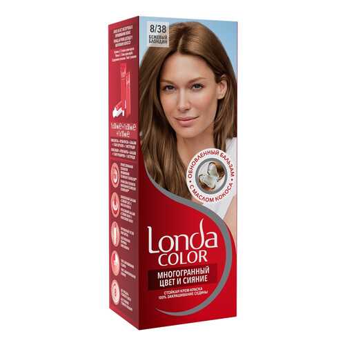 Краска для волос Londa Color 8/38 Бежевый блондин 110 мл в Магнит Косметик