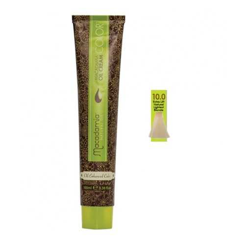 Краска для волос Macadamia Oil Cream Color 10.0 Осветляющий натуральный блондин 100 мл в Магнит Косметик