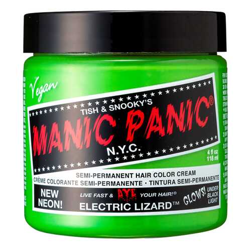 Краска для волос Manic Panic Classic Creme Electric Lizard 118 г в Магнит Косметик
