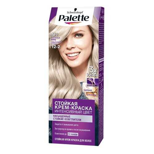 Краска для волос Palette A12 Платиновый Блонд в Магнит Косметик