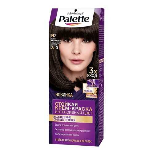 Краска для волос Palette Стойкая N2 Тёмно-каштановый 110мл в Магнит Косметик