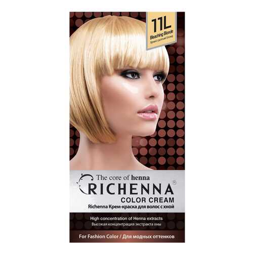 Краска для волос RICHENNA Color Cream 11L Bleaching Blonde в Магнит Косметик