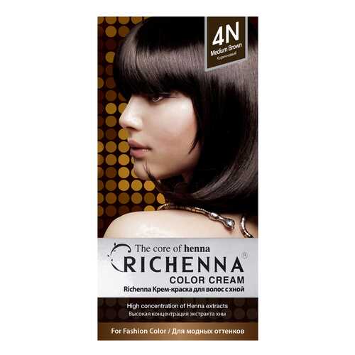 Краска для волос RICHENNA Color Cream 4N Brown в Магнит Косметик