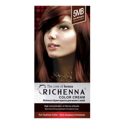 Краска для волос RICHENNA Color Cream 5MB Mahogany в Магнит Косметик