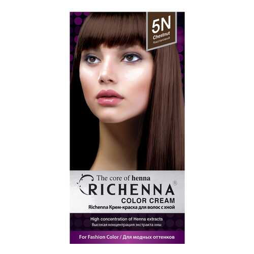 Краска для волос RICHENNA Color Cream 5N Chestnut в Магнит Косметик