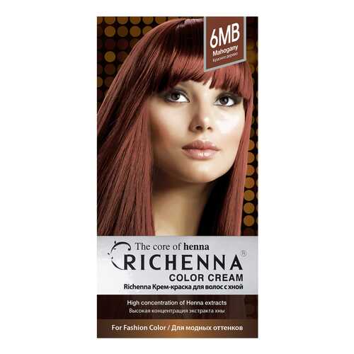 Краска для волос RICHENNA Color Cream 6MB Mahogany в Магнит Косметик