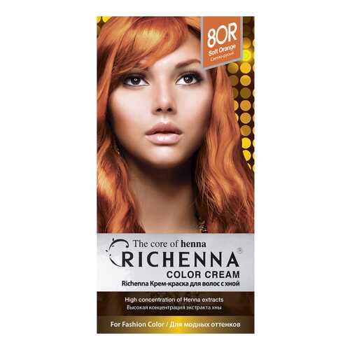 Краска для волос RICHENNA Color Cream 8OR Soft Orange в Магнит Косметик