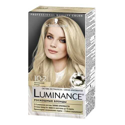 Краска для волос Schwarzkopf Luminance Color 10.2 Ангельский блонд 165 мл в Магнит Косметик