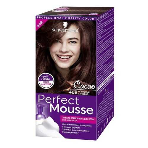 Краска для волос Schwarzkopf Perfect Mousse тон 468, Морозный шоколад в Магнит Косметик