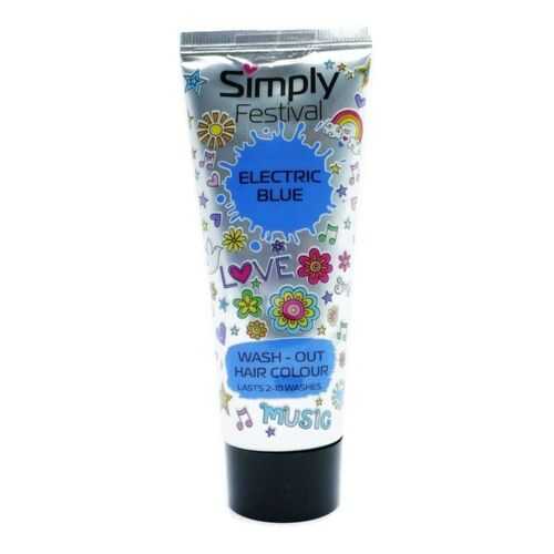 Краска для волос Simply Festival Electric Blue Голубая дымка Mellor&Russell, 75 мл в Магнит Косметик