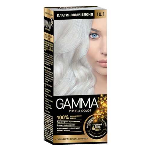 Краска для волос SVOBODA GAMMA Perfect color платиновый блонд 10,1, 50гр в Магнит Косметик