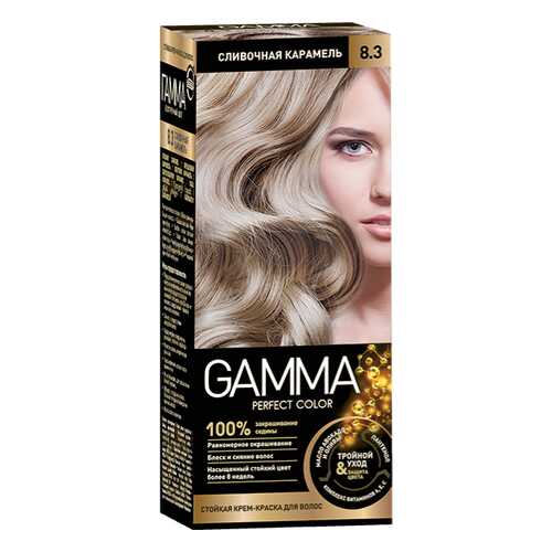 Краска для волос SVOBODA GAMMA Perfect color сливочная карамель 8,3, 50гр в Магнит Косметик